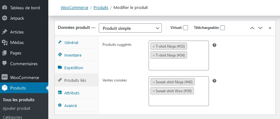 configuration woocommerce