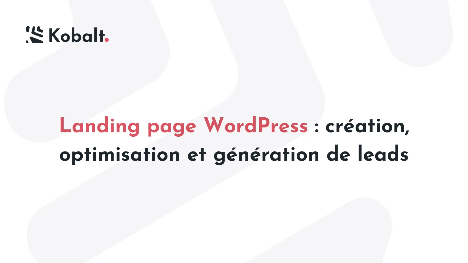 Landing page wordpress