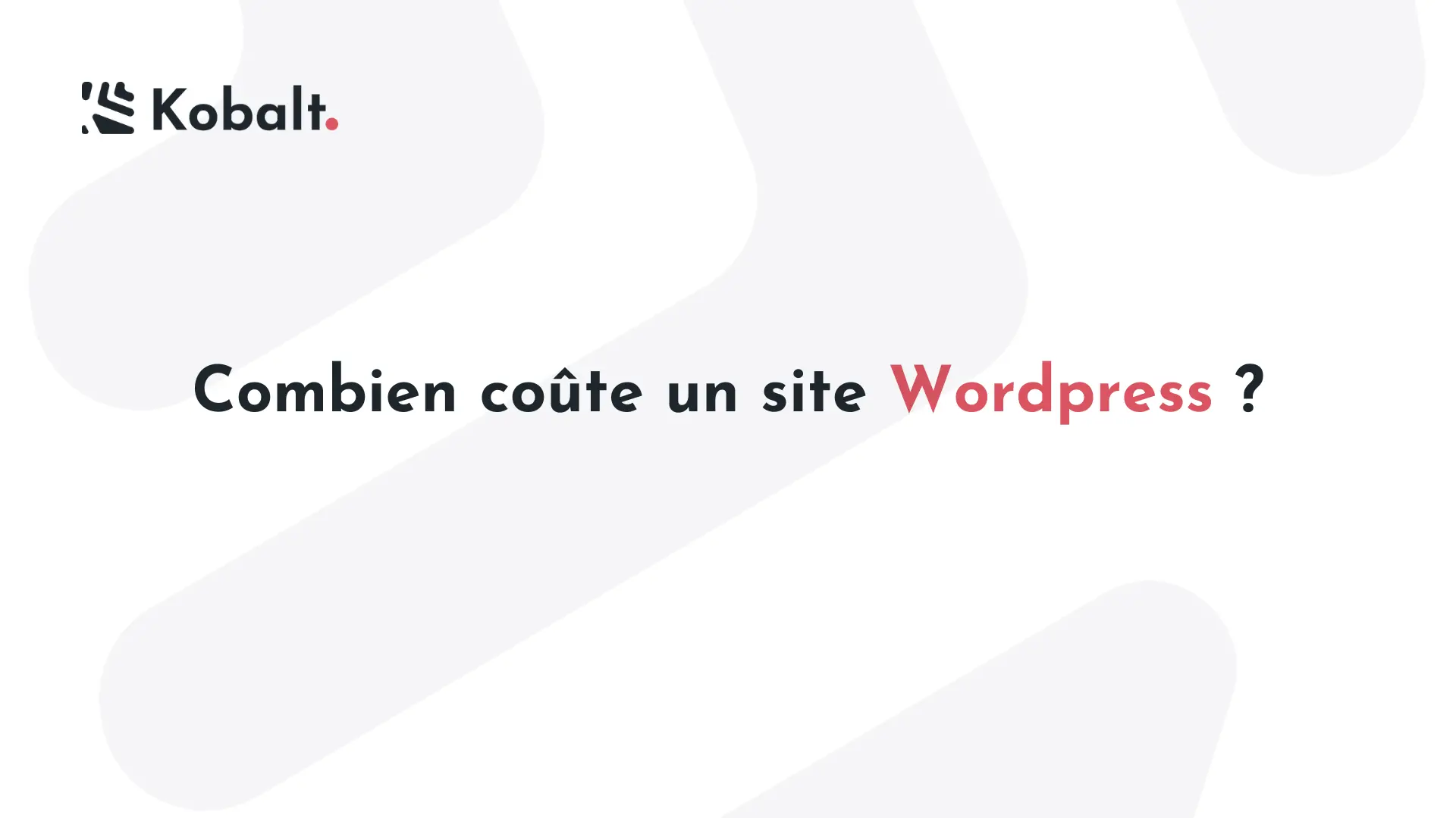 Prix site wordpress