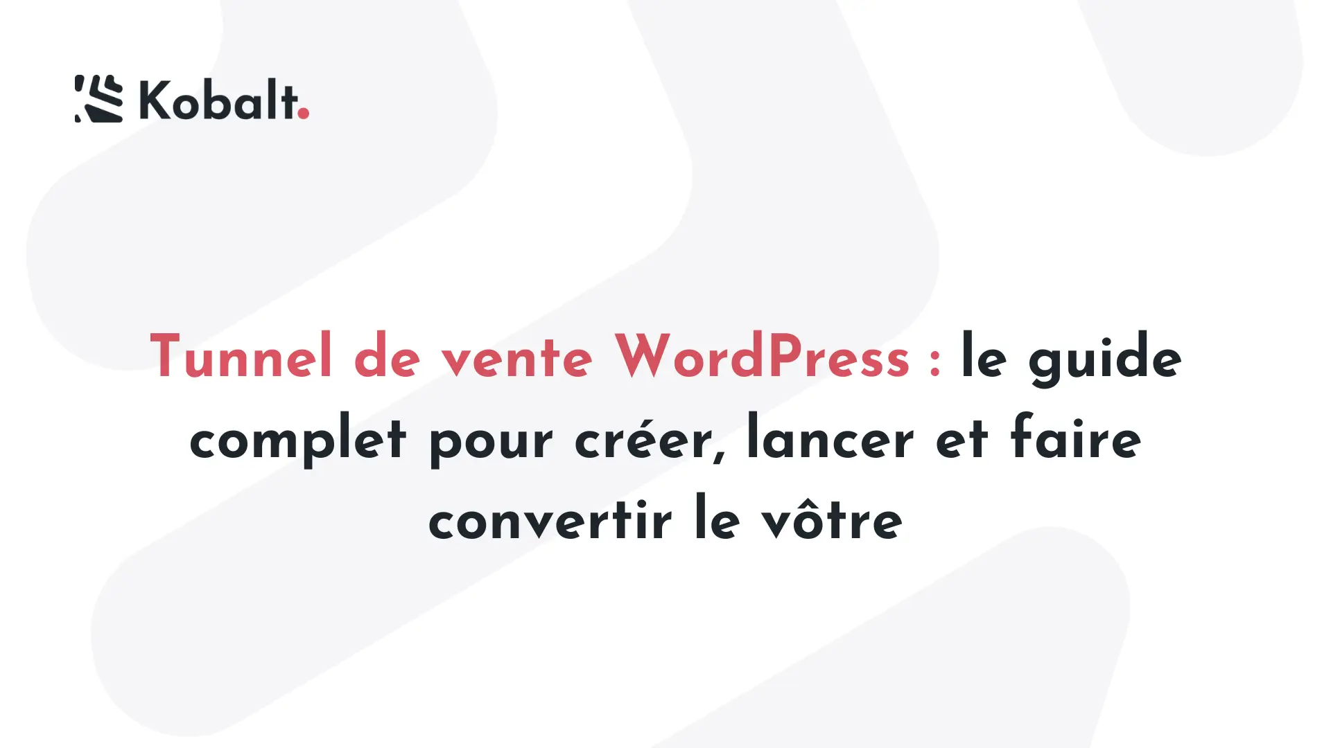 Tunnel de vente wordpress