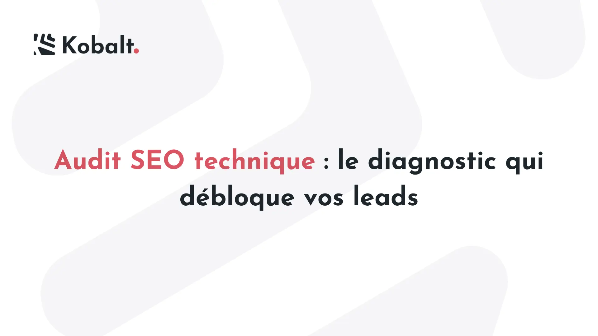 audit seo technique