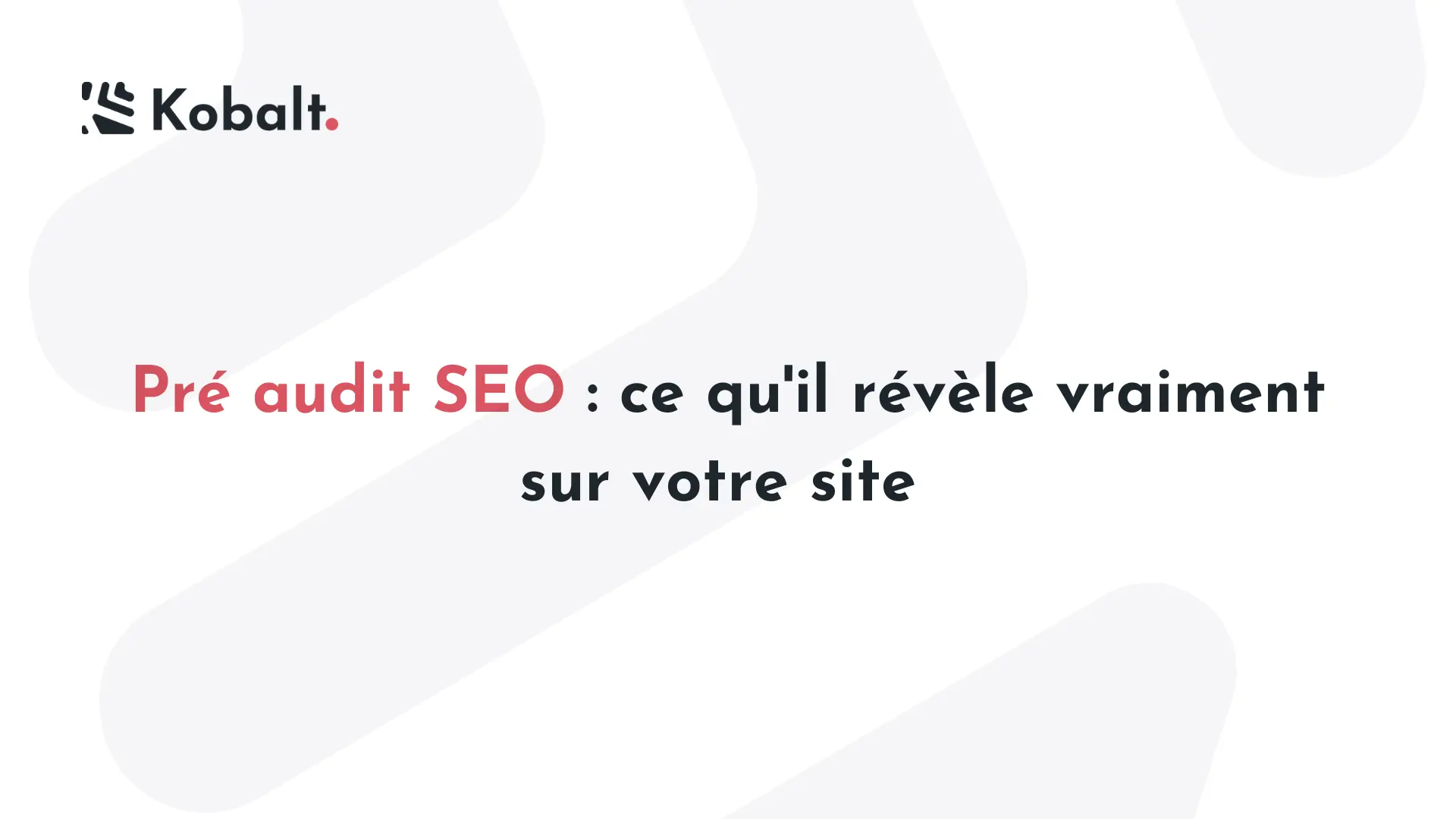 pre audit seo