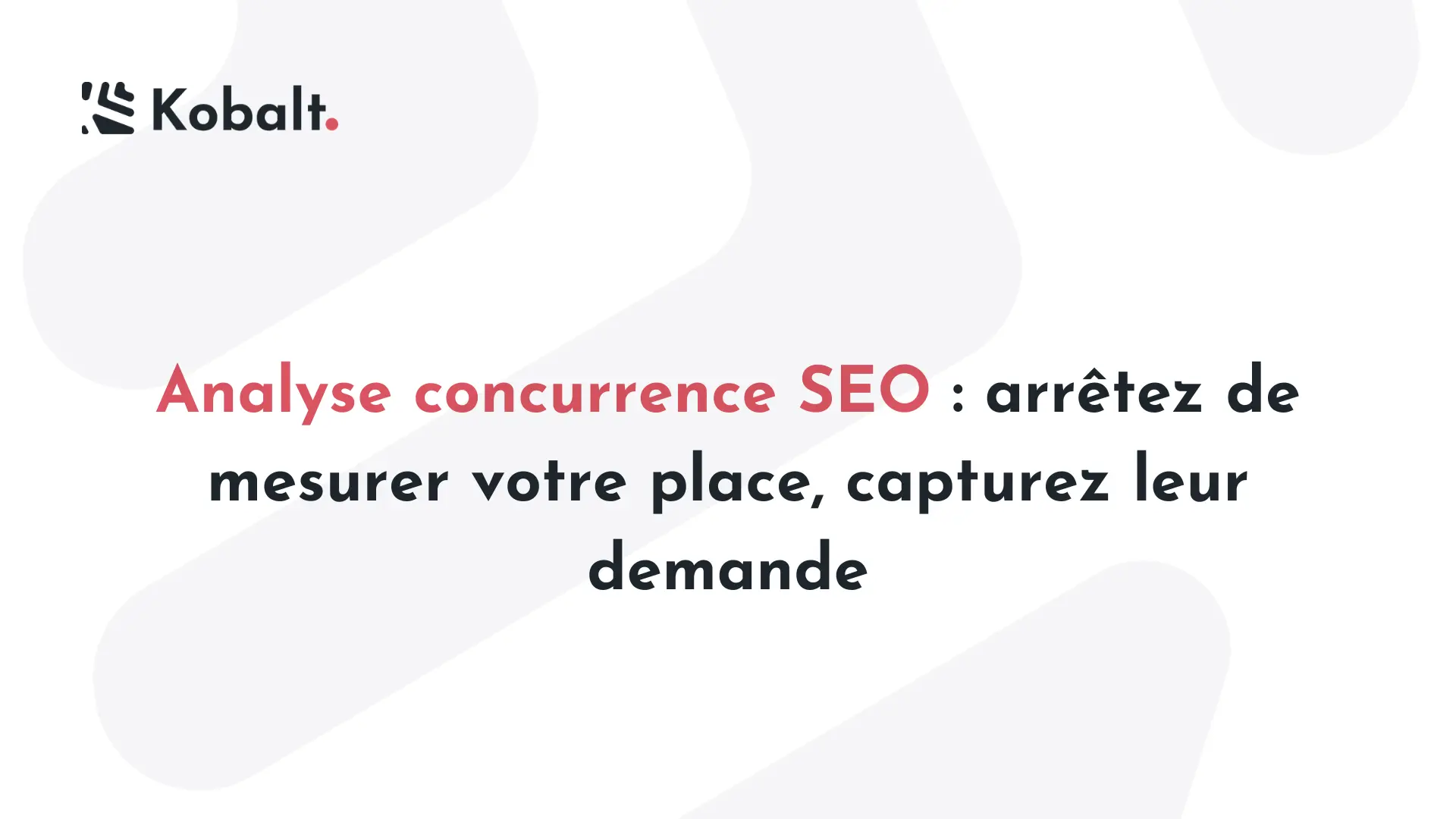 analyse concurrence seo