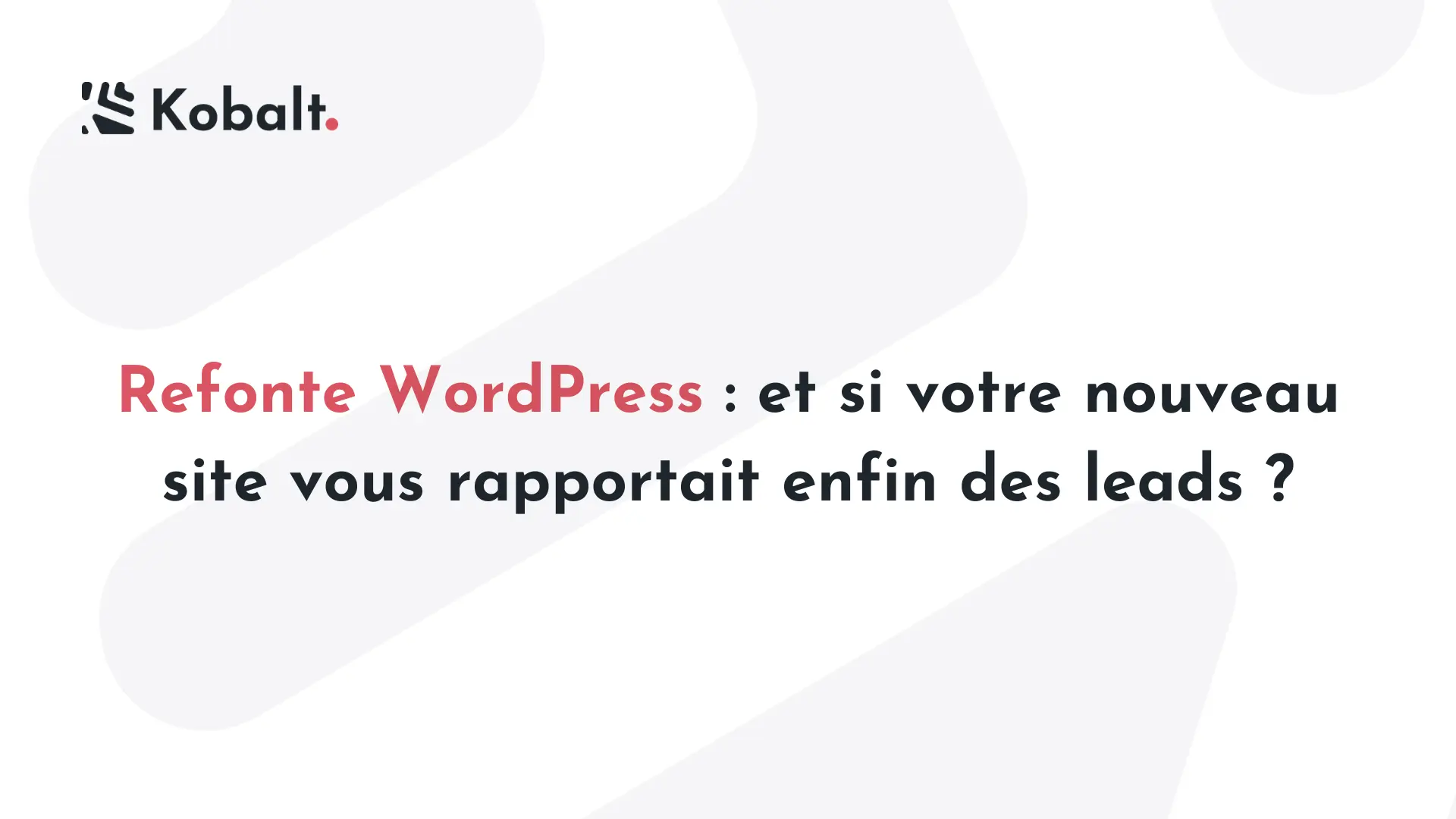 refonte wordpress