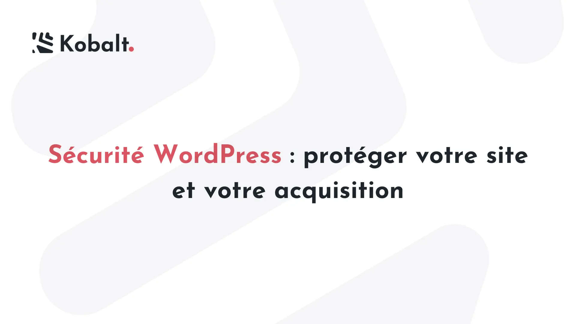 sécurité wordpress